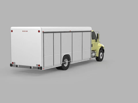 Camion per la consegna di bevande Modello 3D