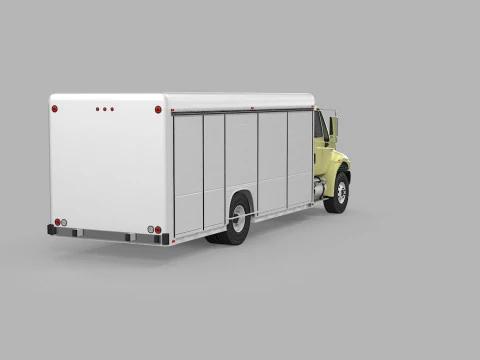 Camion per la consegna di bevande Modello 3D