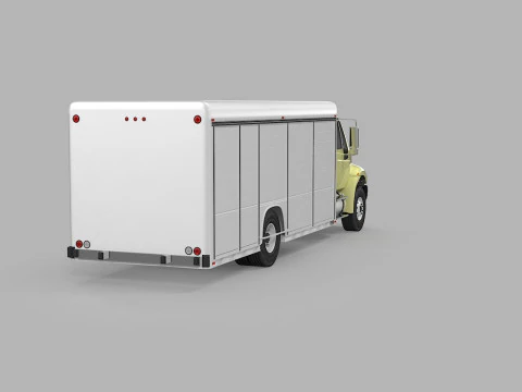 Camion per la consegna di bevande Modello 3D