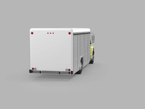 Camion per la consegna di bevande Modello 3D