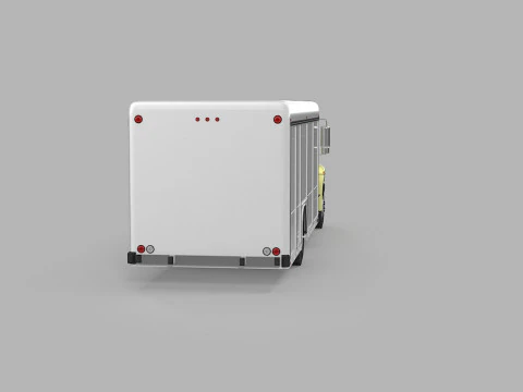 Camion per la consegna di bevande Modello 3D