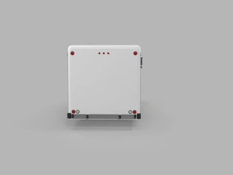 Camion per la consegna di bevande Modello 3D