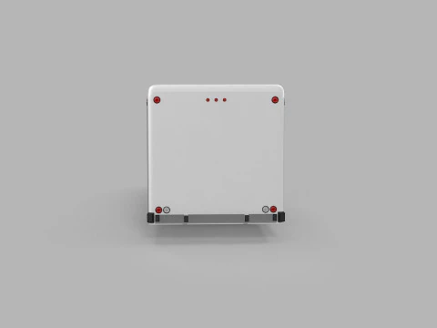 Camion per la consegna di bevande Modello 3D