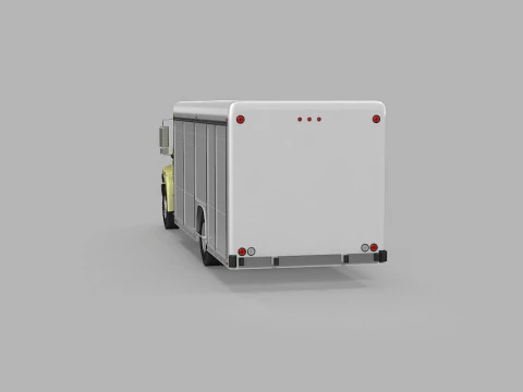 Camion per la consegna di bevande Modello 3D