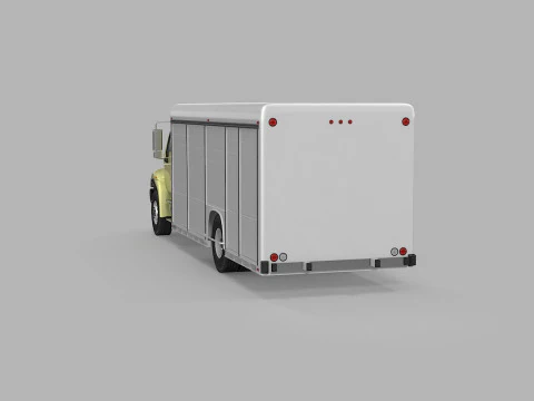 Camion per la consegna di bevande Modello 3D