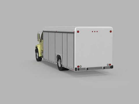 Camion per la consegna di bevande Modello 3D