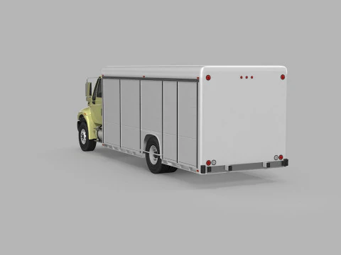 Camion per la consegna di bevande Modello 3D