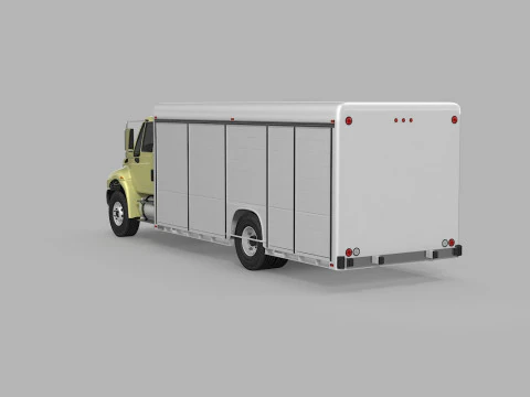 Camion per la consegna di bevande Modello 3D