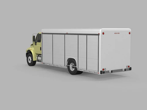 Camion per la consegna di bevande Modello 3D