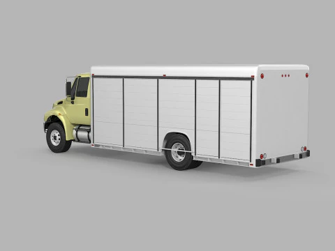 Camion per la consegna di bevande Modello 3D