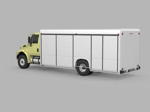 Camion per la consegna di bevande Modello 3D