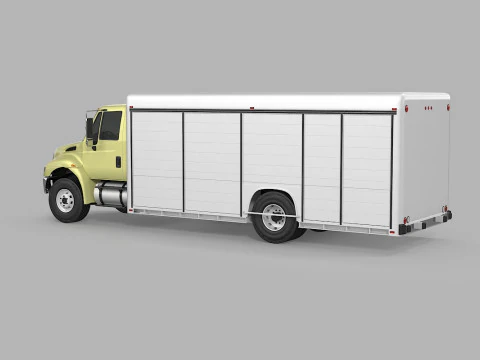 Camion per la consegna di bevande Modello 3D