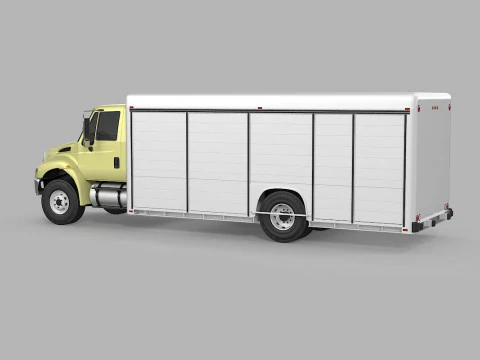 Camion per la consegna di bevande Modello 3D