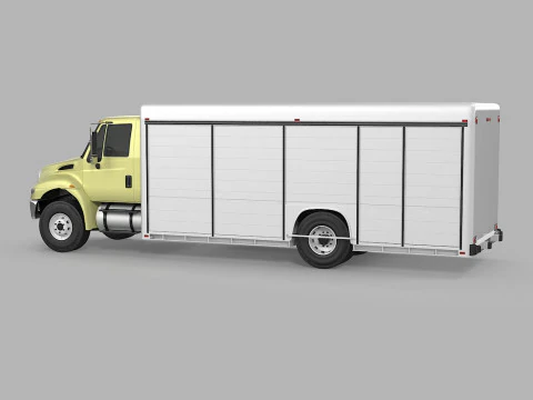 Camion per la consegna di bevande Modello 3D