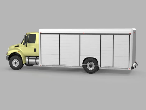 Camion per la consegna di bevande Modello 3D