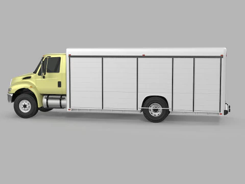 Camion per la consegna di bevande Modello 3D