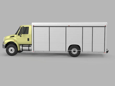 Camion per la consegna di bevande Modello 3D