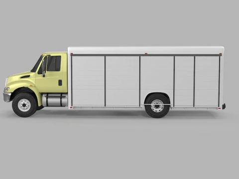 Camion per la consegna di bevande Modello 3D