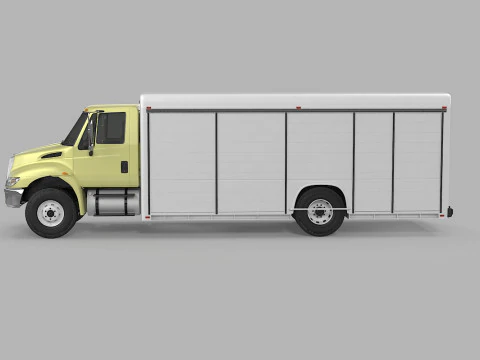 Camion per la consegna di bevande Modello 3D