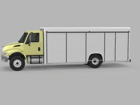 Camion per la consegna di bevande Modello 3D