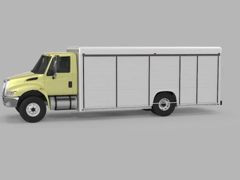 Camion per la consegna di bevande Modello 3D