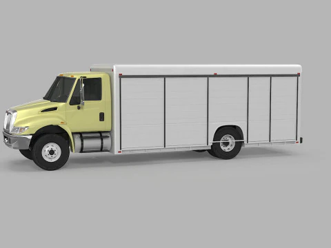 Camion per la consegna di bevande Modello 3D