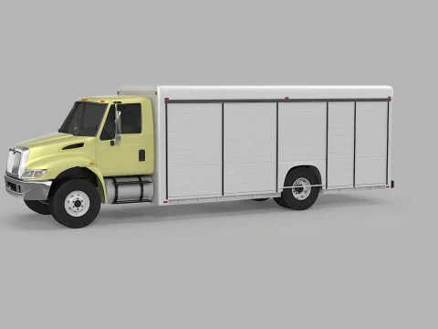 Camion per la consegna di bevande Modello 3D