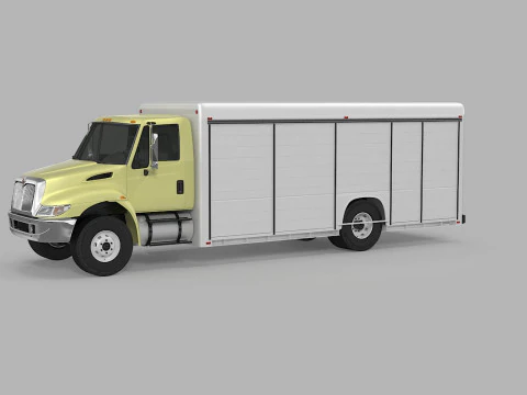 Camion per la consegna di bevande Modello 3D