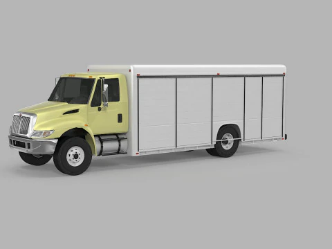 Camion per la consegna di bevande Modello 3D