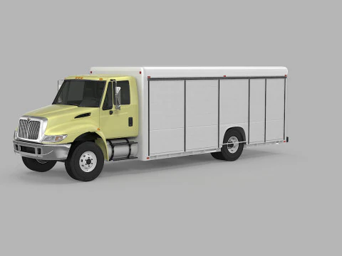 Camion per la consegna di bevande Modello 3D