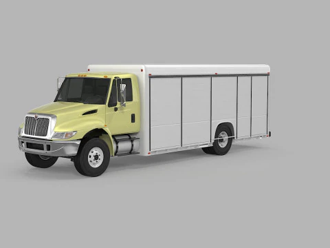 Camion per la consegna di bevande Modello 3D