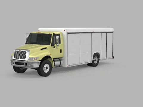 Camion per la consegna di bevande Modello 3D