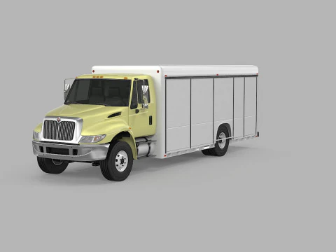 Camion per la consegna di bevande Modello 3D