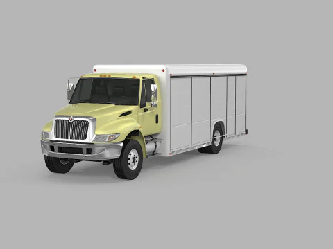 Camion per la consegna di bevande Modello 3D