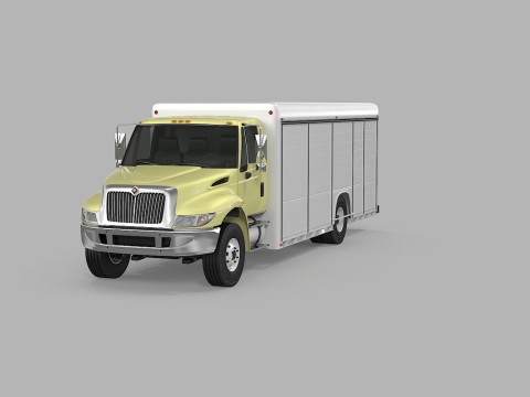 पेय पदार्थ डिलीवरी ट्रक 3D मॉडल