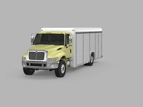 Camion per la consegna di bevande Modello 3D