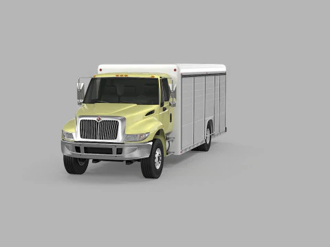 Camion per la consegna di bevande Modello 3D