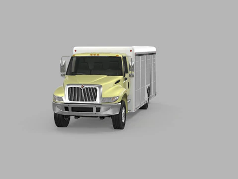 Camion per la consegna di bevande Modello 3D