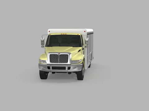 Camion per la consegna di bevande Modello 3D