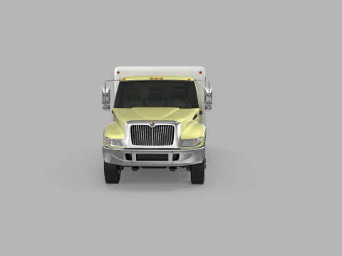 Camion per la consegna di bevande Modello 3D