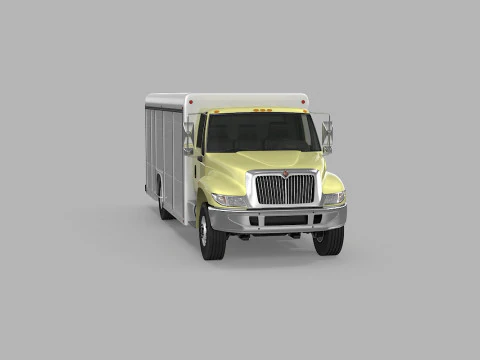 Camion per la consegna di bevande Modello 3D