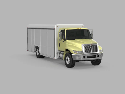 Camion per la consegna di bevande Modello 3D