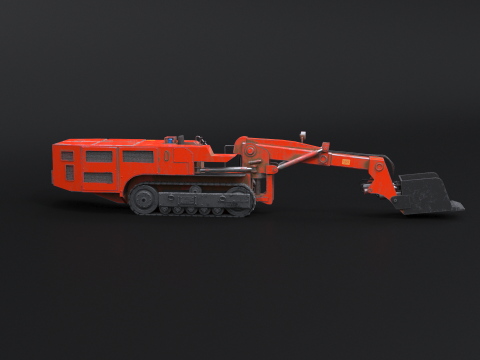 कोयला खदान पर नज़र रखने वाला लोडर 3D मॉडल