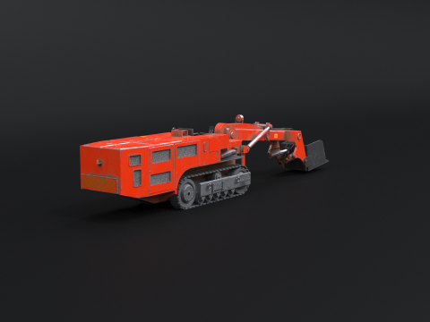 कोयला खदान पर नज़र रखने वाला लोडर 3D मॉडल