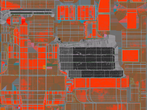 कोयला खदान पर नज़र रखने वाला लोडर 3D मॉडल