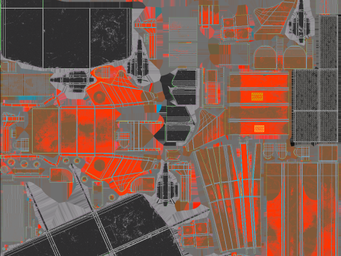 कोयला खदान पर नज़र रखने वाला लोडर 3D मॉडल