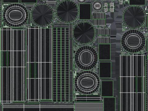कोयला खदान पर नज़र रखने वाला लोडर 3D मॉडल