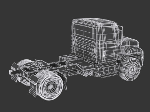 杜拉星拖拉机 3D 模型
