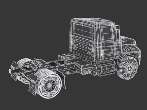 DuraStar Tractor 3D Model