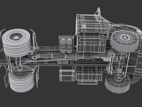杜拉星拖拉机 3D 模型